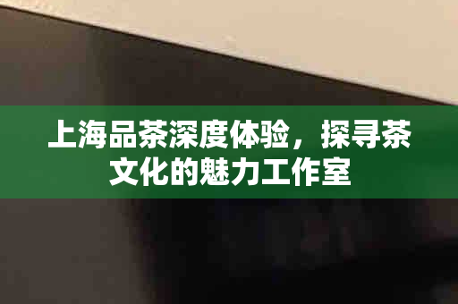 上海茶韵之旅，一夜品茶，尽享都市茶香